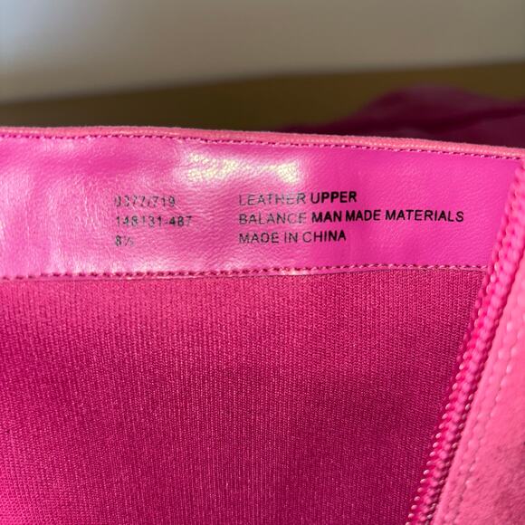 Colin Stuart Suede Stiletto Boots Womens 8.5 Hot Pink Pointed Toe Knee High Heel - Picture 7 of 9